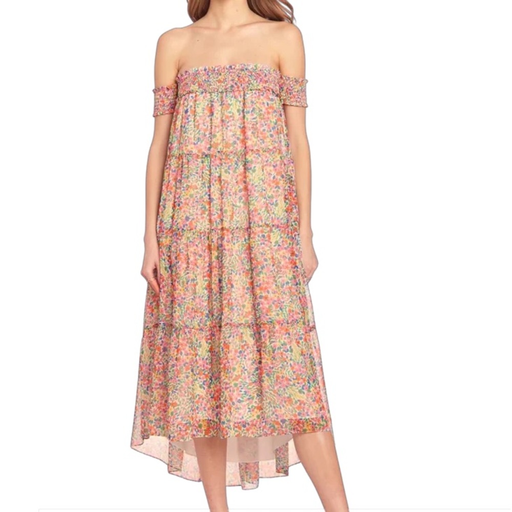Amanda Uprichard Siesta Floral Dress, Color: Florista, Size Large